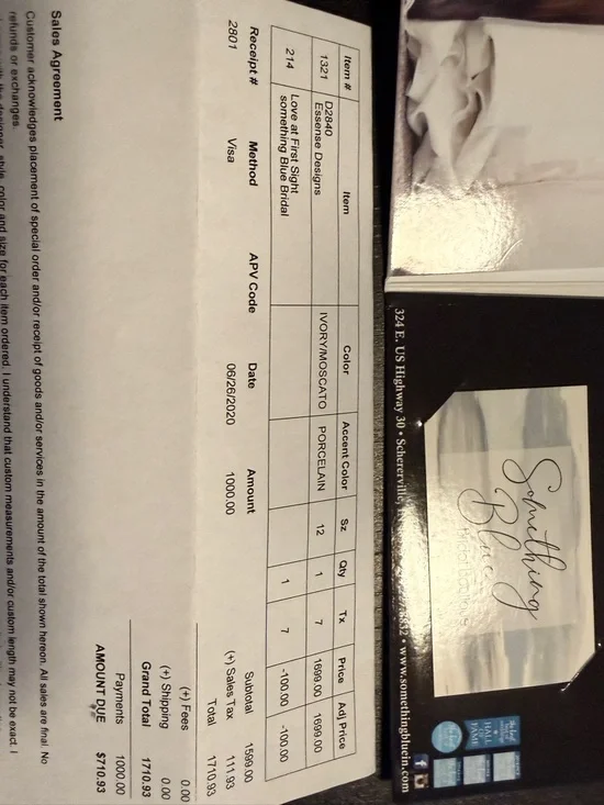 Essense of Australia D2840 Wedding A-Line Gown Size 12 - Picture 6 of 10